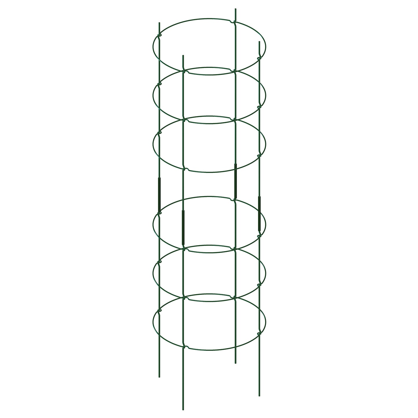 bellissa Rankgitter Verbinder für Staudenstütze FALTER (4er Set); L 13x B 1 x H 15 cm, Pulver besch., 1.5 mm verz.