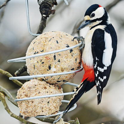 bellissa Meisenknödelhalter XL, L12x B12 x H22 cm, 4mm, Stahl verzinkt