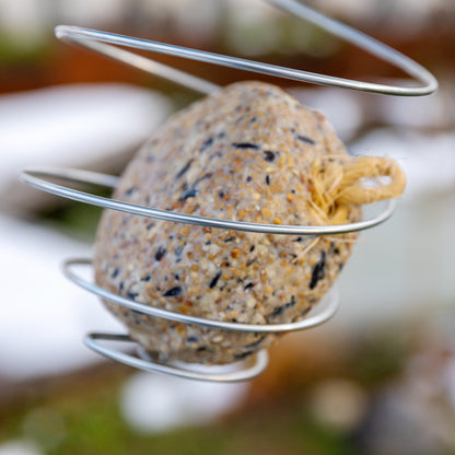 bellissa Meisenknödelhalter XL, L12x B12 x H22 cm, 4mm, Stahl verzinkt