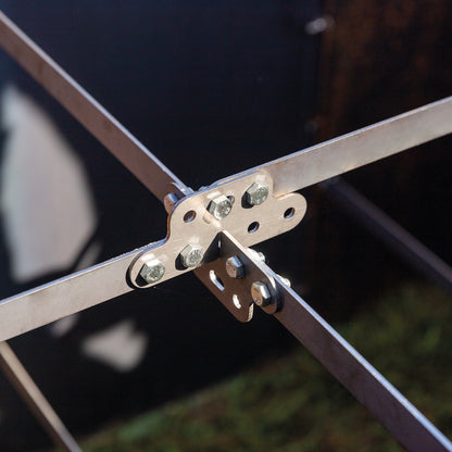 bellissa Verbinderset PANNELLO; L 38 x B 2 x H 0.2 cm, 2 mm Corten blank