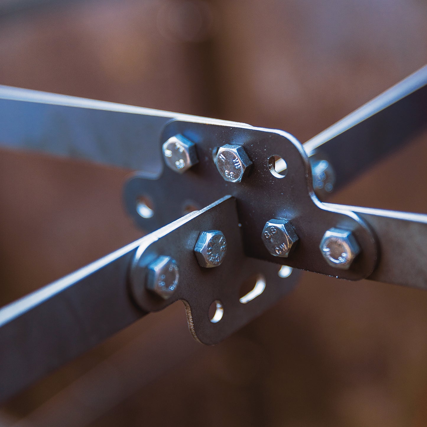 bellissa Verbinderset PANNELLO; L 38 x B 2 x H 0.2 cm, 2 mm Corten blank