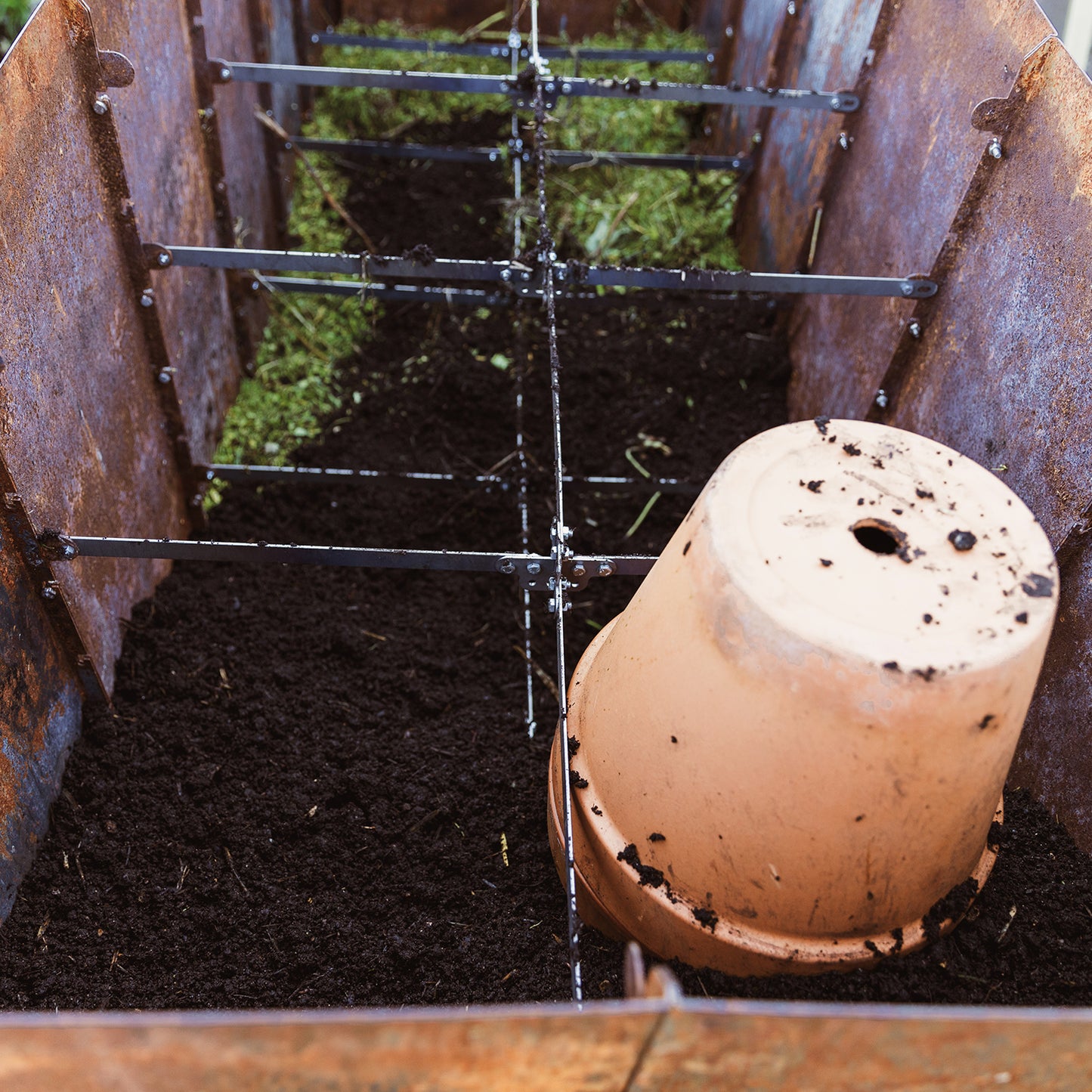 bellissa Verbinderset PANNELLO; L 38 x B 2 x H 0.2 cm, 2 mm Corten blank