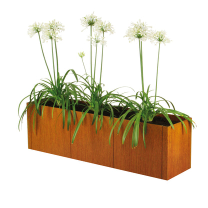 bellissa corten Hochbeet Pannello 116x44x50 cm