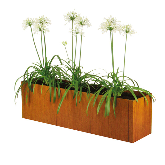 bellissa corten Hochbeet Pannello 116x44x50 cm