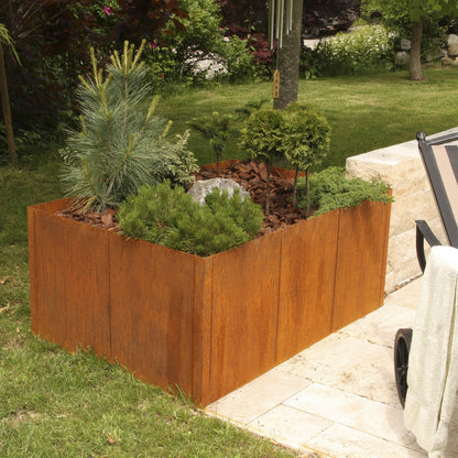 bellissa corten Hochbeet Pannello 116x80x80 cm - ID: 70408916369782