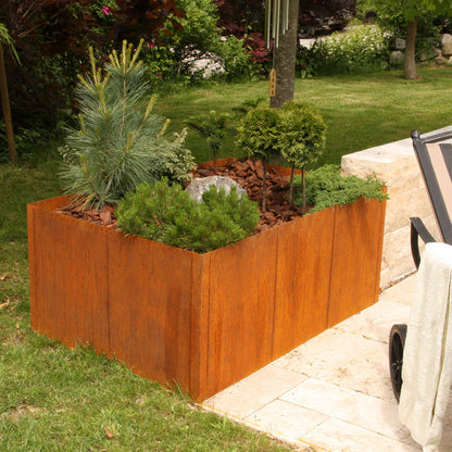bellissa corten  Hochbeet Pannello 116x44x80 cm