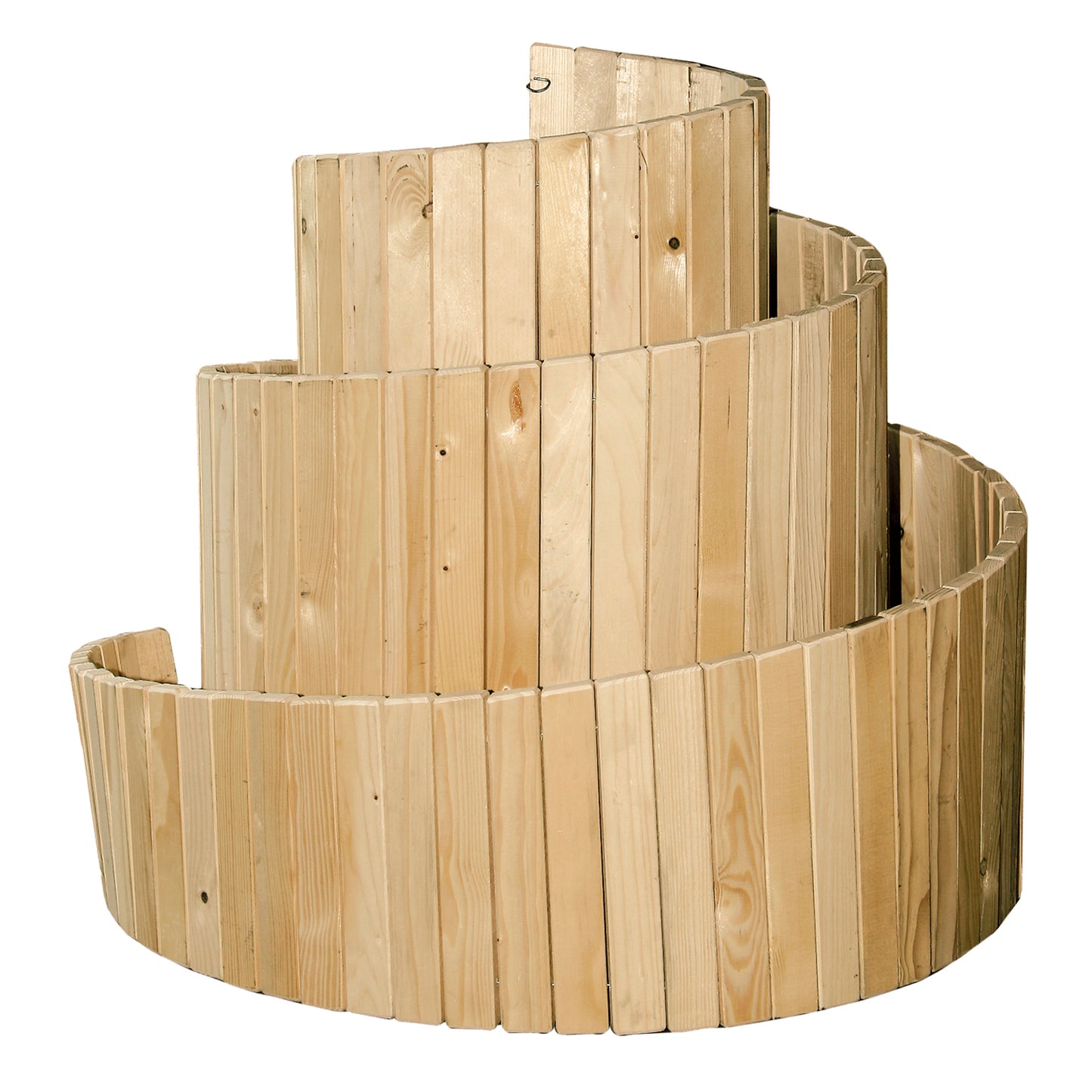 bellissa Kräuterspirale Holz 120x120 cm Nadelholz inkl.Trennfolie, naturbelassen - ID: 67832092950902
