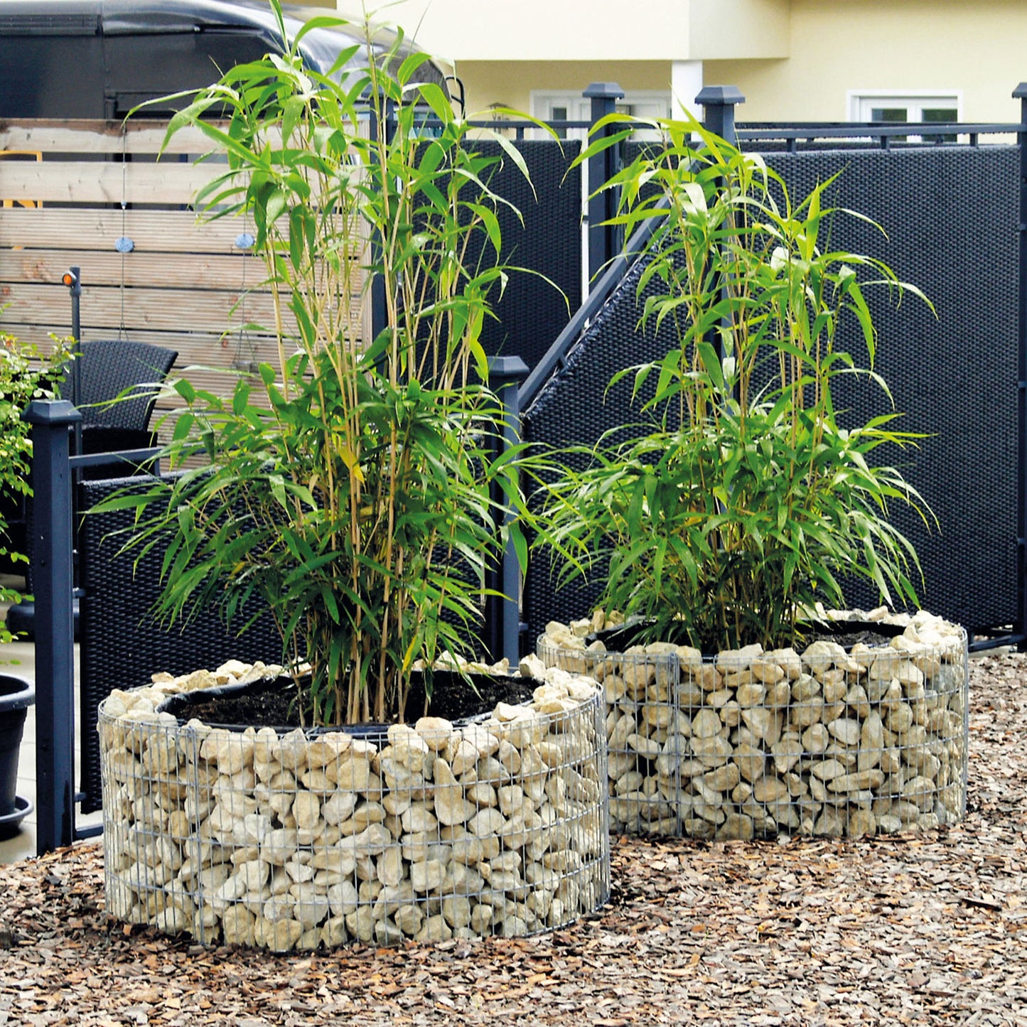 bellissa Hochbeet Bausatz inkl. Trennfolie Ø 92/72 cm H 40 cm