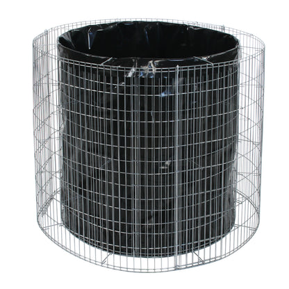 bellissa Hochbeet Bausatz inkl. Trennfolie Ø 92/72 cm H 80 cm