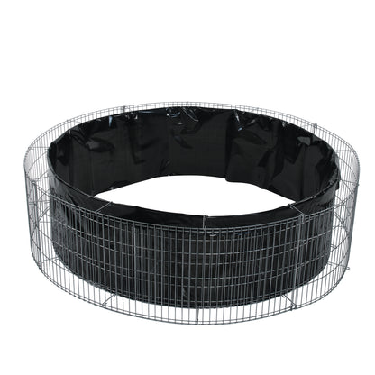 bellissa Hochbeet Bausatz inkl. Trennfolie Ø 146/126 cm H 40 cm