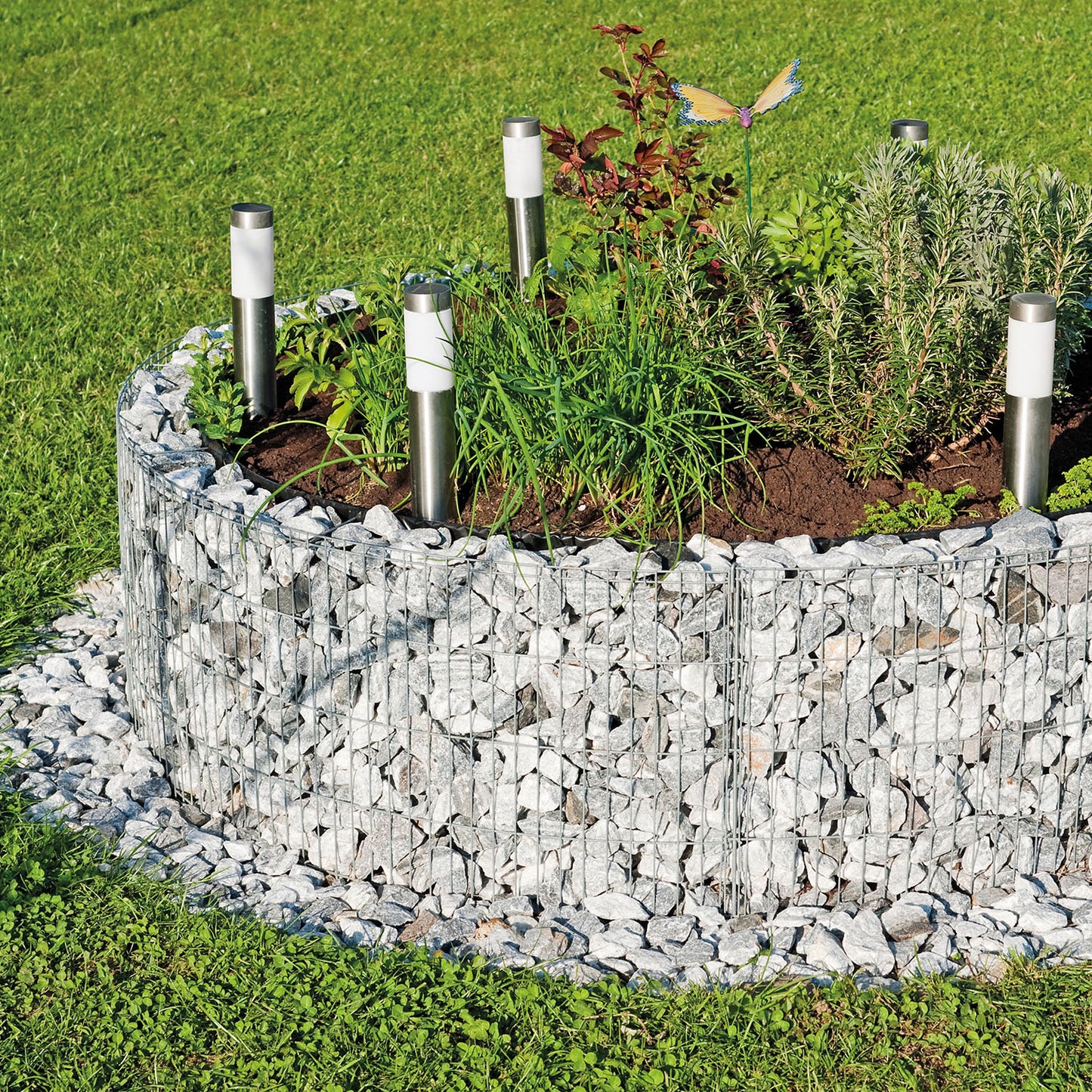 bellissa Hochbeet Bausatz inkl. Trennfolie Ø 146/126 cm H 40 cm - ID: 67831633150326