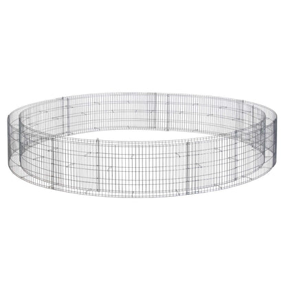 bellissa Hochbeet Bausatz inkl. Trennfolie Ø 240/220 cm H 40 cm - ID: 67833098600822