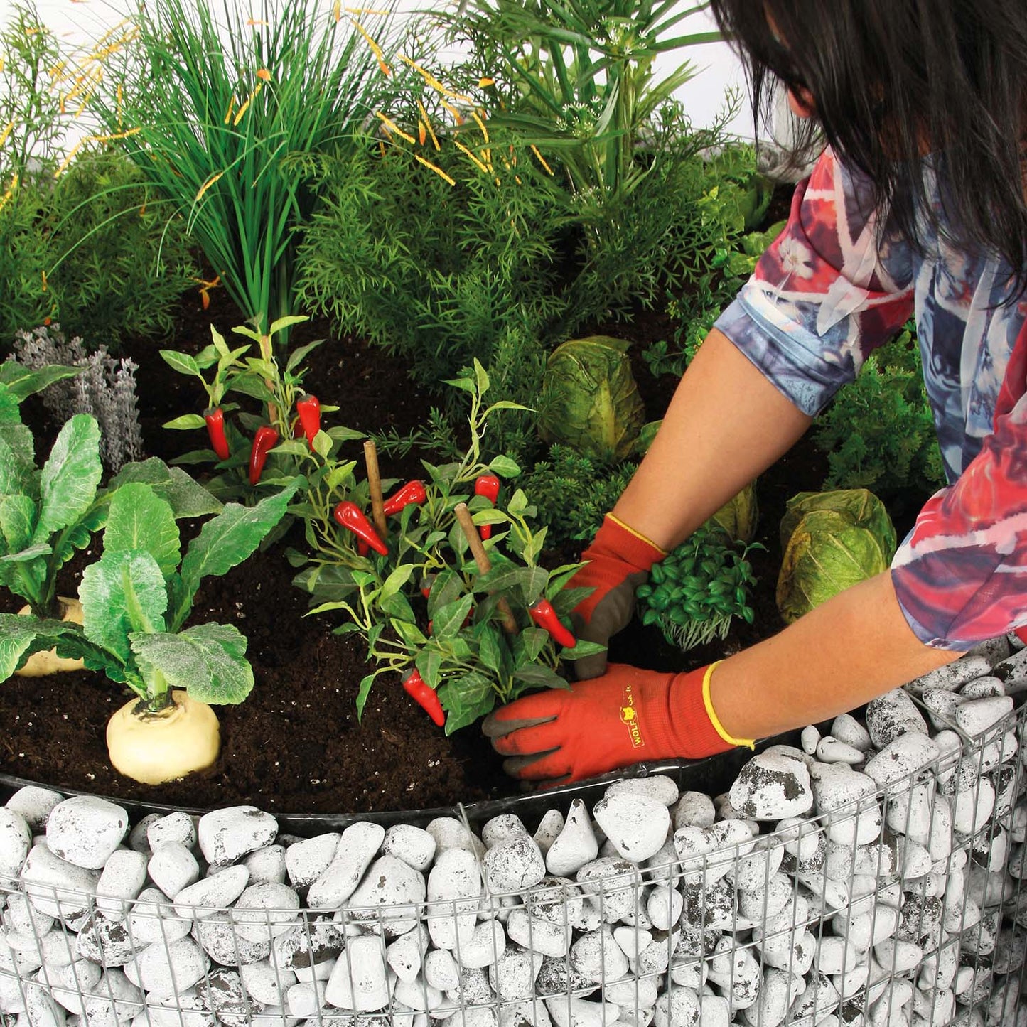 bellissa Hochbeet Bausatz inkl. Trennfolie Ø 146/126 cm H 80 cm