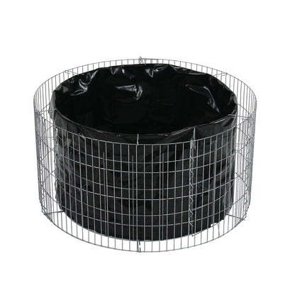 bellissa Hochbeet Basic rund inkl. Trennfolie Ø 81/67 H 40 cm