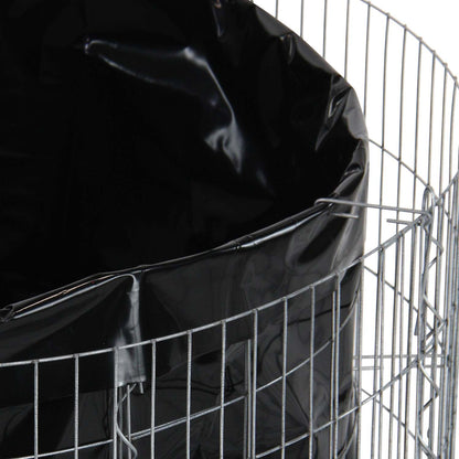bellissa Hochbeet Basic rund inkl. Trennfolie Ø 81/67 H 40 cm - ID: 67831794270582