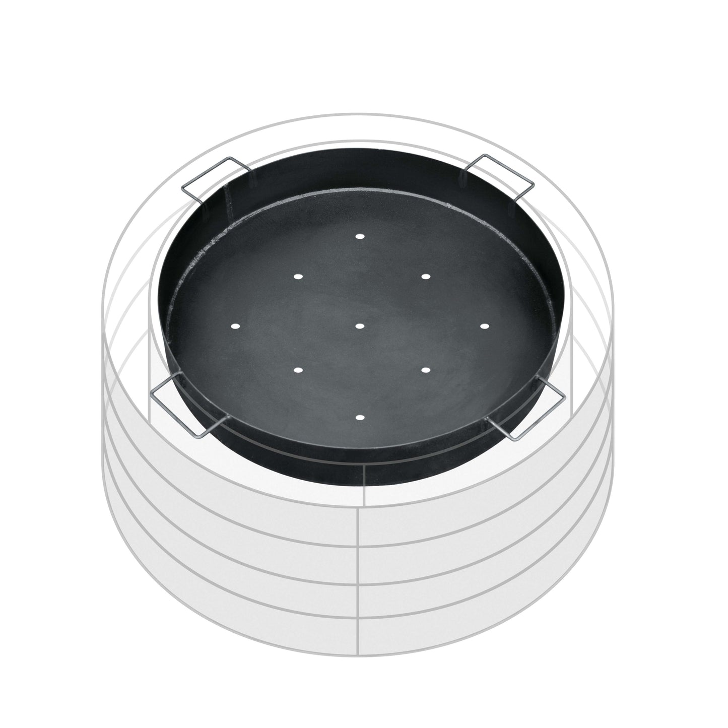 bellissa Kohlenschale Ø 65 H 10