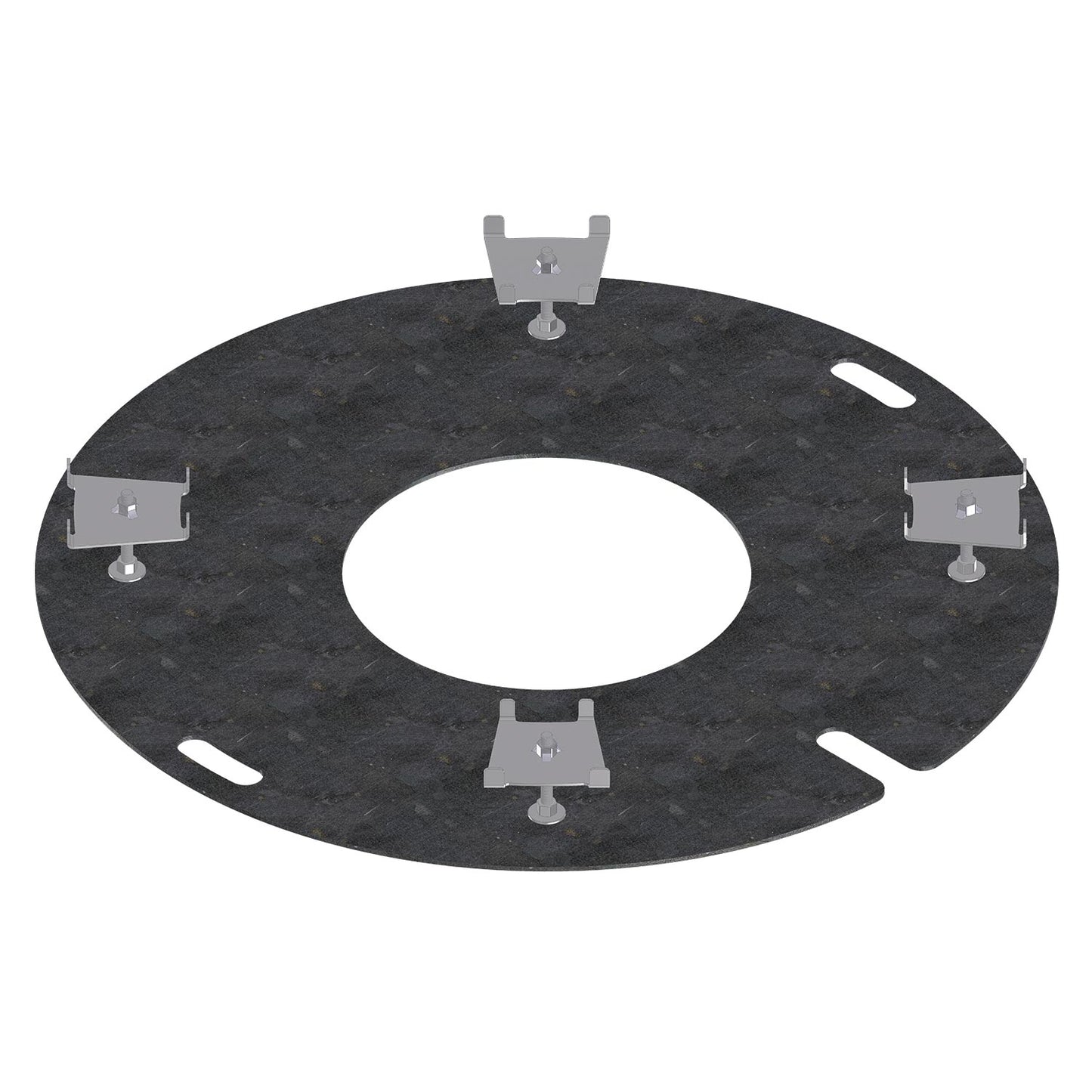 bellissa Sole Grillring Grillplatte Feuerplatte für Grillrost & Feuerschale rund Antihaft Funktion