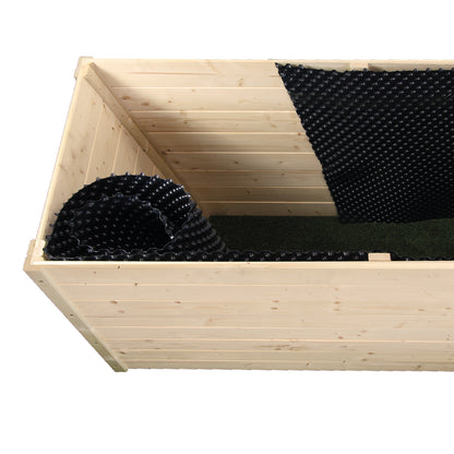 bellissa Noppenfolie schwarz für Hochbeete 0,8 x 6,5 m