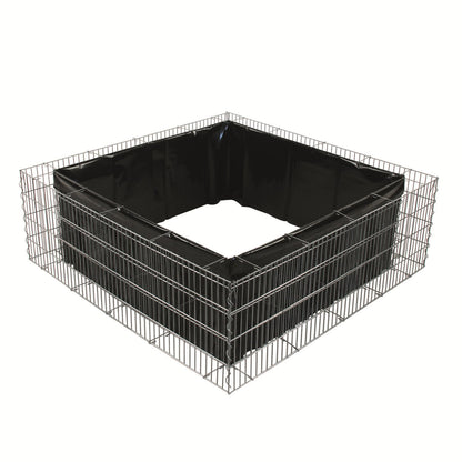 bellissa Hochbeet 4-Eck "premium" inkl. Trennfolie 120x120xH=40 cm - ID: 70409263251830