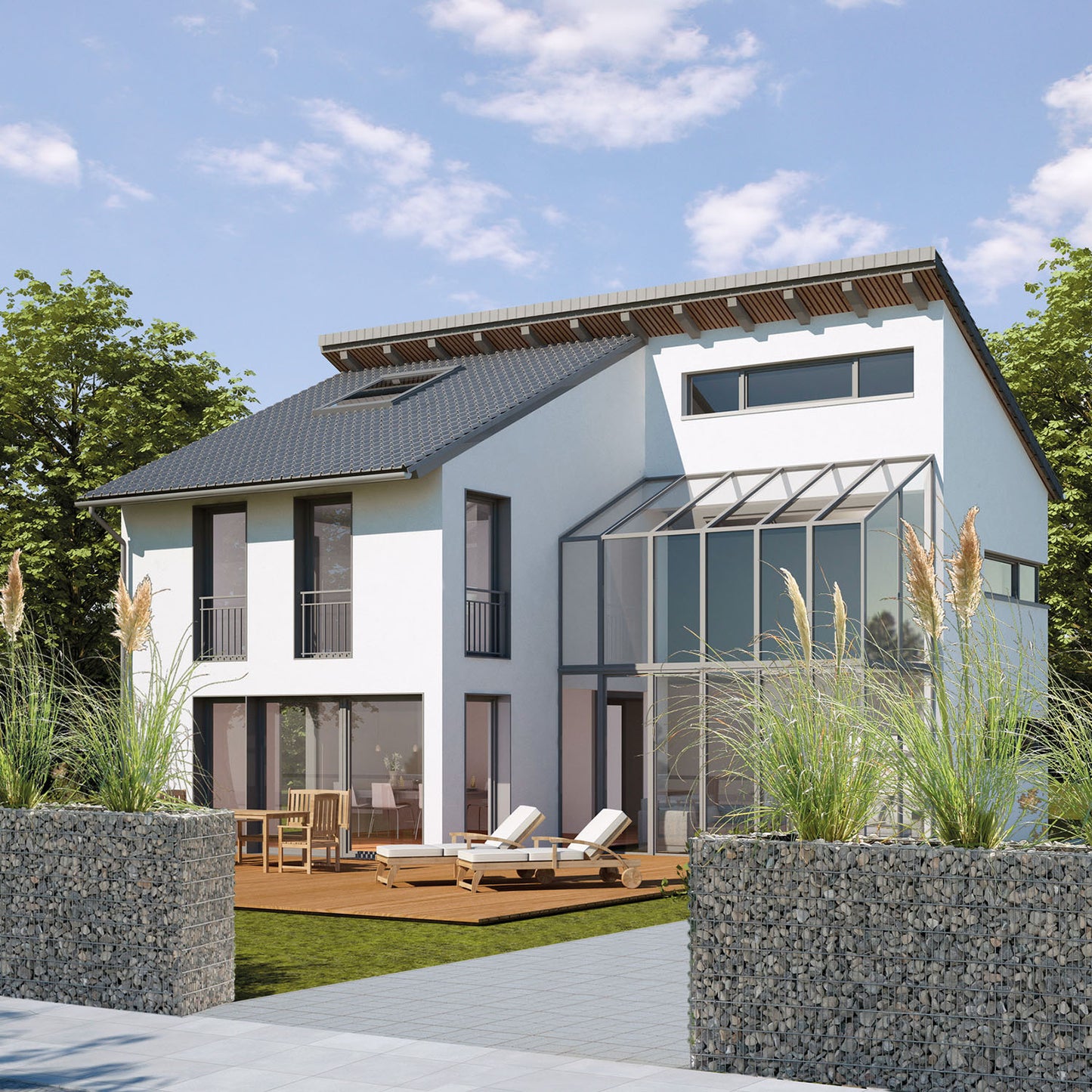 bellissa Hochbeet "premium" eckig inkl. Trennfolie 200x75xH=100 cm