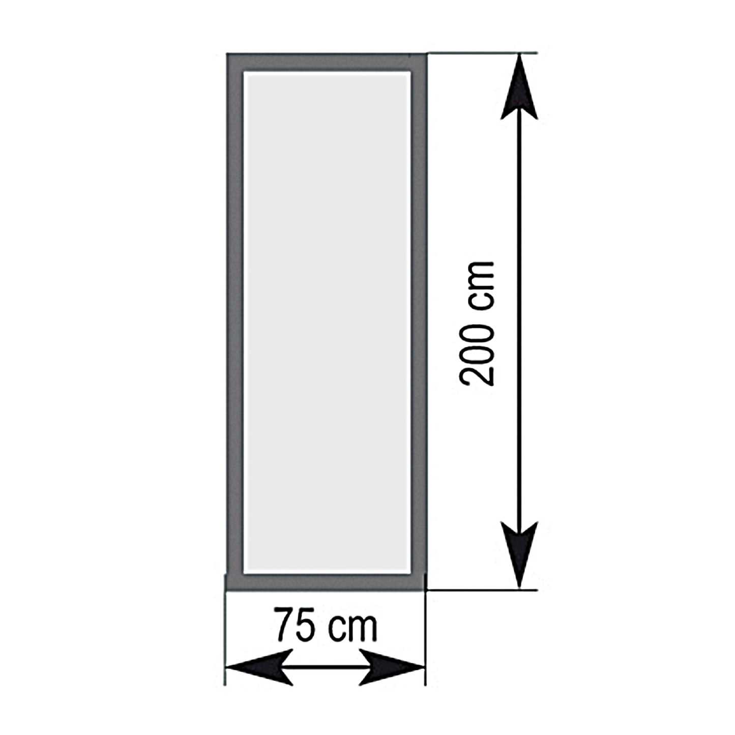 bellissa Hochbeet "premium" eckig inkl. Trennfolie 200x75xH=100 cm