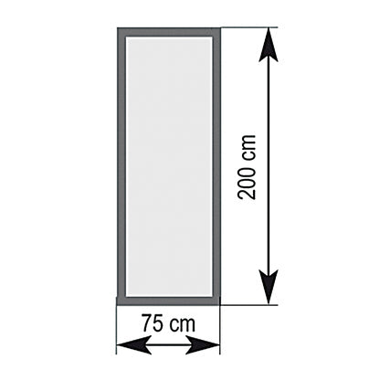 bellissa Hochbeet "premium" eckig inkl. Trennfolie 200x75xH=100 cm