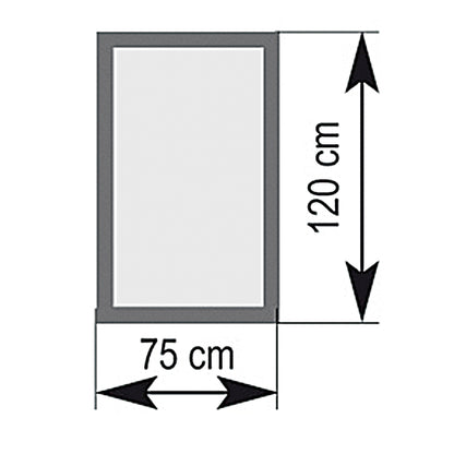 bellissa Hochbeet "premium" eckig inkl. Trennfolie 120x75xH=100 cm