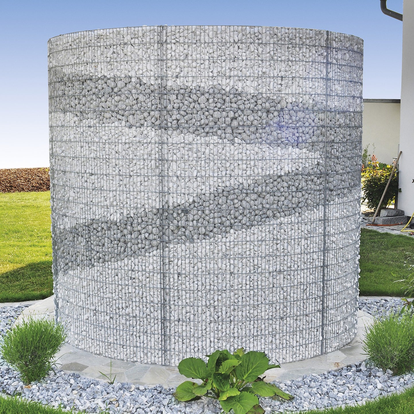 bellissa Schneckendusche/Umkleide Gabione 230x180xH200 cm - ID: 70408859091318