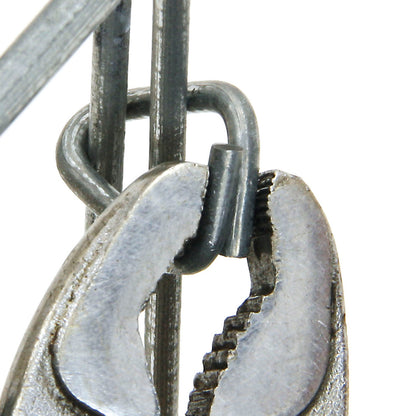 bellissa C-Verbindungsklammer 25-er Set Innen-Ø 15 mm Drahtstärke Ø 3 mm