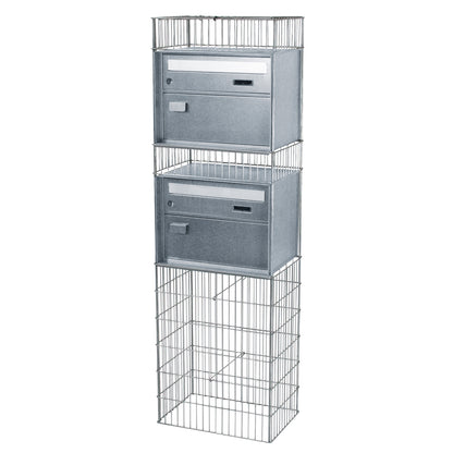 bellissa Briefkasten Gabione Splügen 2 44x31x145 cm verzinkt - ID: 67832024531318