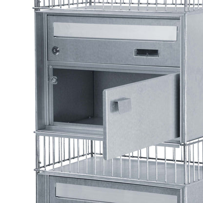 bellissa Briefkasten Gabione Splügen 2 44x31x145 cm verzinkt - ID: 67832025219446