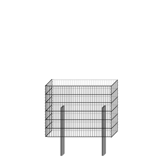 bellissa Gabionenbausatz  -  pico 115x23x90 cm