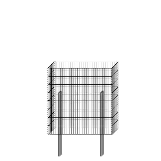 bellissa Gabionenbausatz  -  pico 115x23x120 cm