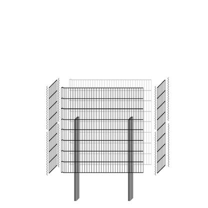 bellissa Gabionenbausatz  -  pico 115x23x120 cm