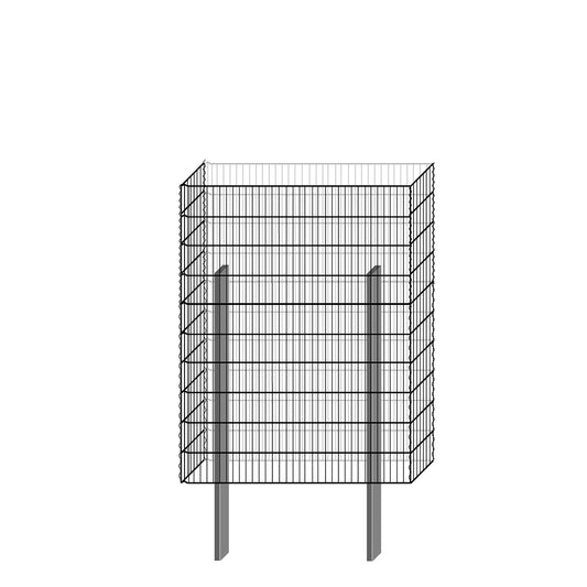 bellissa Gabionenbausatz  -  pico 115x23x150 cm