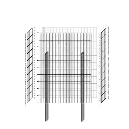 bellissa Gabionenbausatz  -  pico 115x23x150 cm