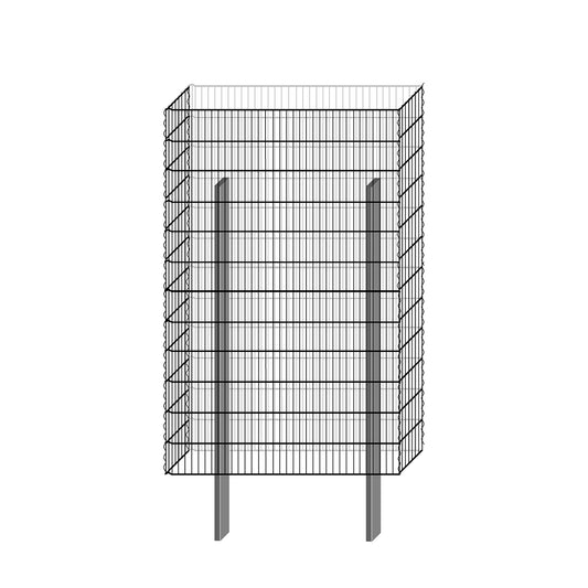 bellissa Gabionenbausatz  -  pico 115x23x180 cm