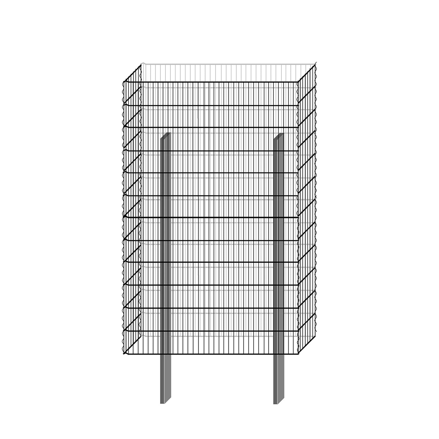 bellissa Gabionenbausatz  -  pico 115x23x180 cm