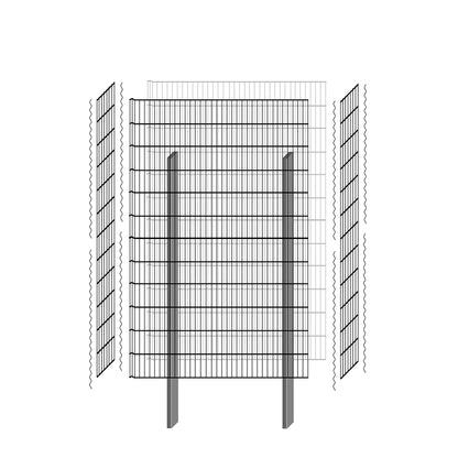 bellissa Gabionenbausatz  -  pico 115x23x180 cm
