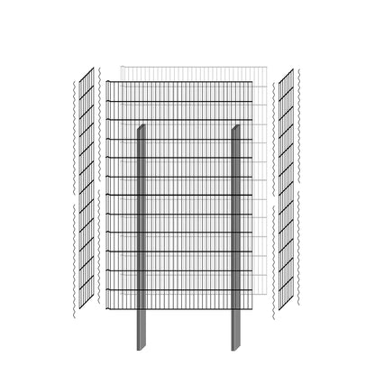 bellissa Gabionenbausatz  -  pico 115x23x180 cm