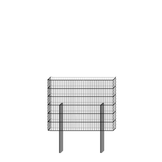 bellissa Gabionenbausatz  -  pico 115x12x90 cm