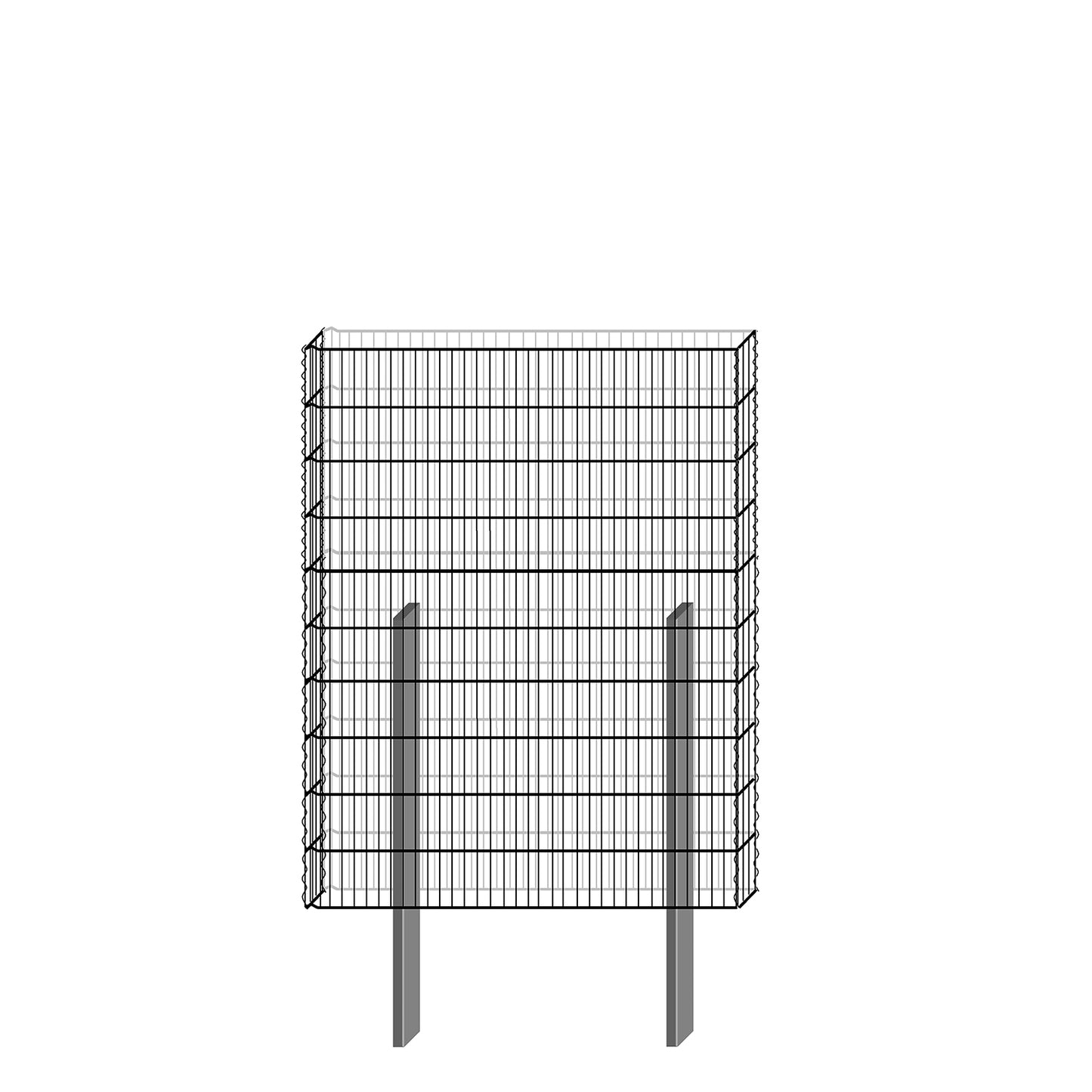bellissa Gabionenbausatz  -  pico 115x12x150 cm - ID: 67832744903030