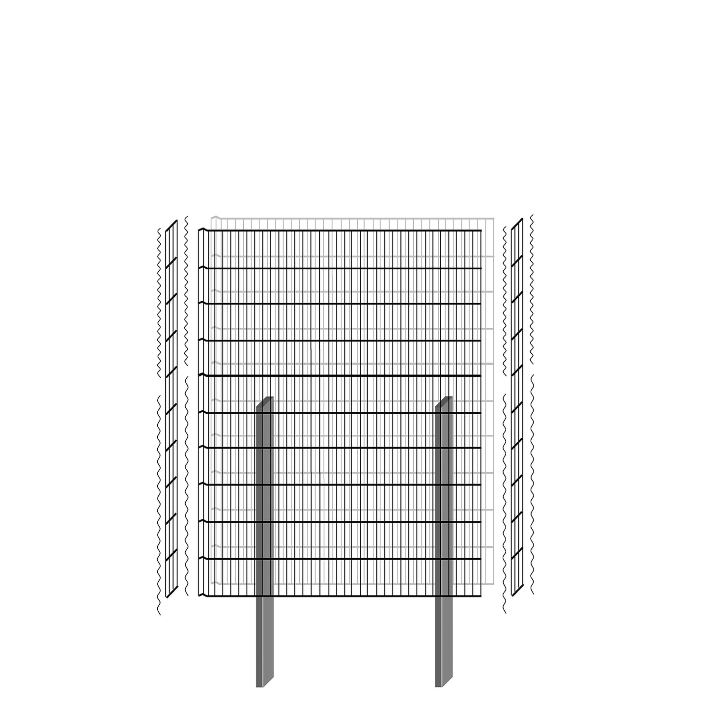 bellissa Gabionenbausatz  -  pico 115x12x150 cm - ID: 67832745558390