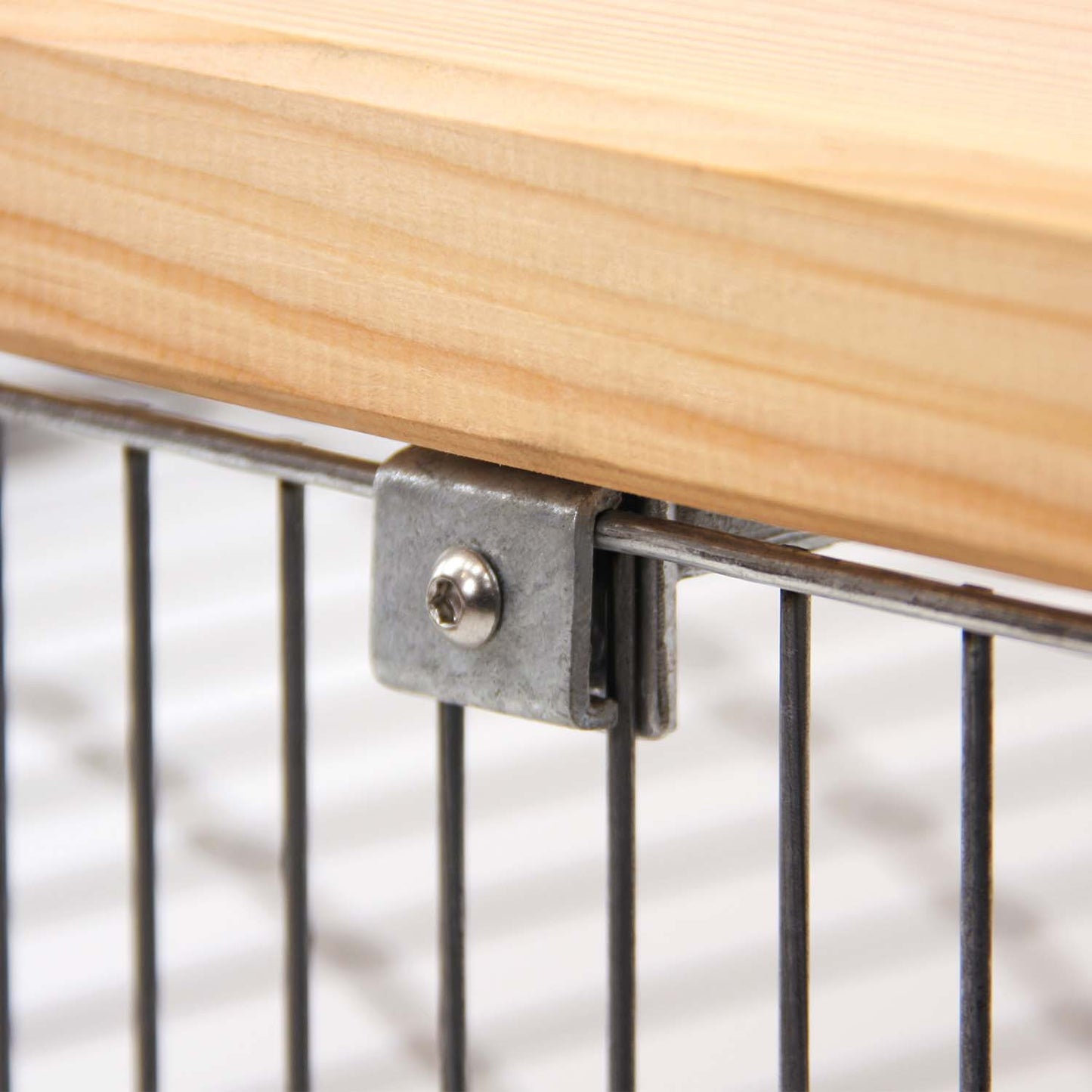 bellissa Sitzbank Bogengabione arco mit Sitzfläche Douglasie B125xT45xH54 cm