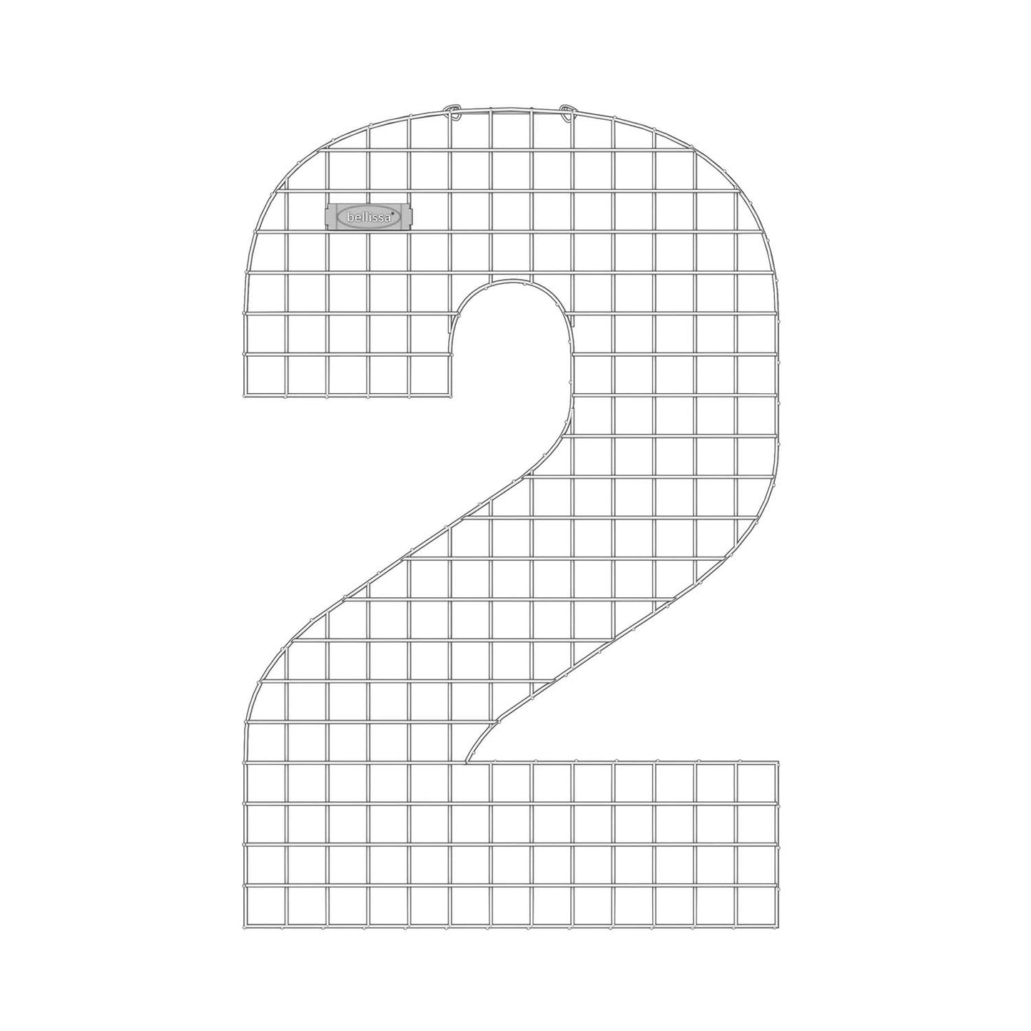 bellissa Gabionenziffer 2 100x65x20 cm