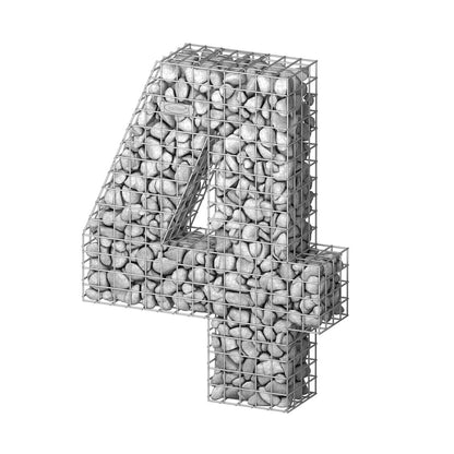 bellissa Gabionenziffer 4 100x75x20 cm