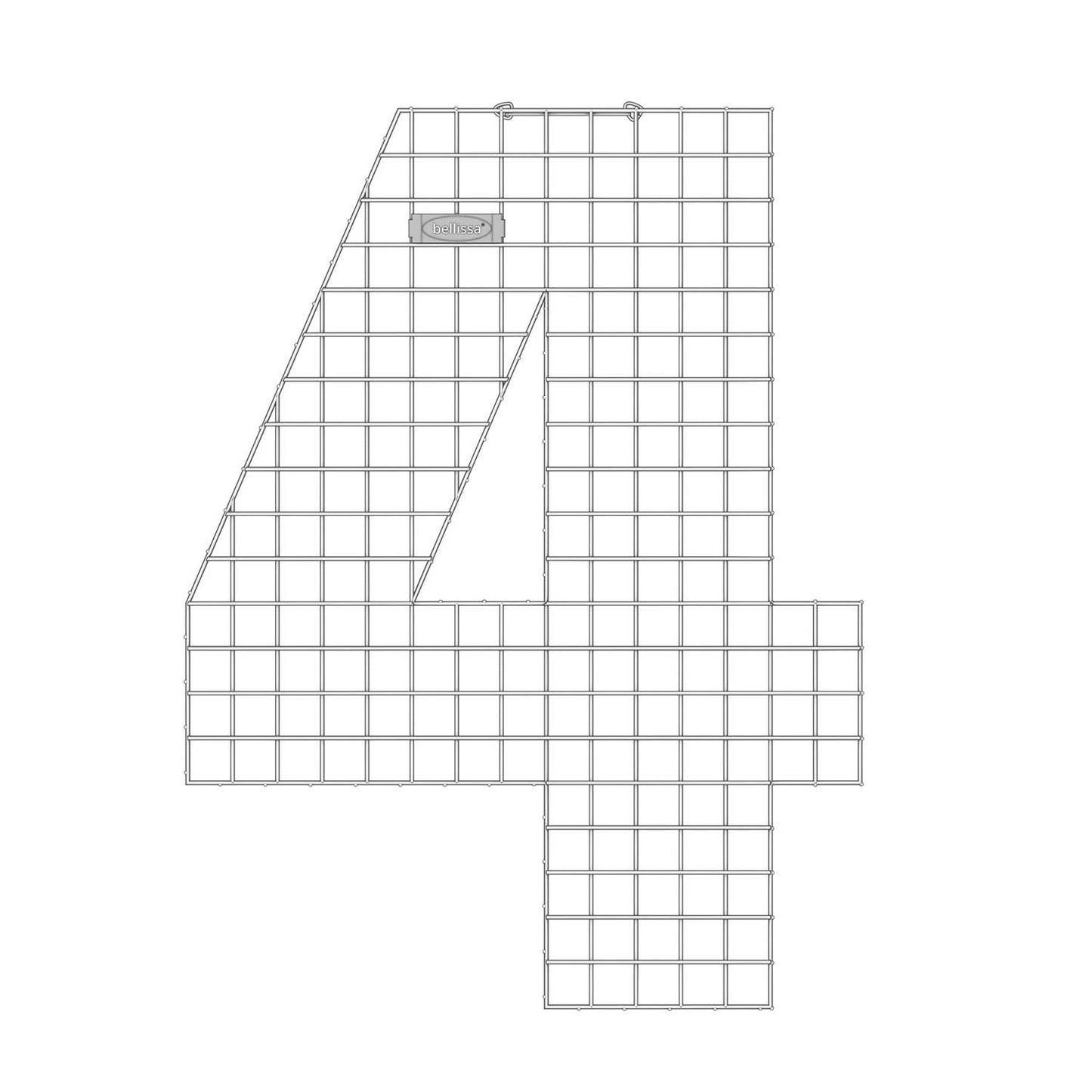 bellissa Gabionenziffer 4 100x75x20 cm