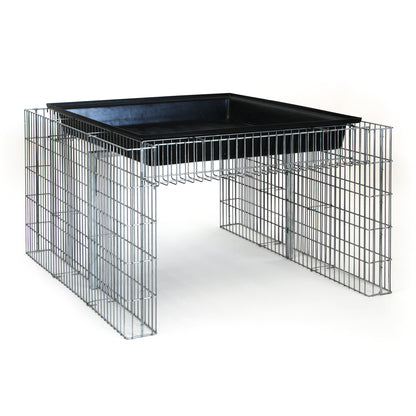 bellissa  Mährobotergarage Durchfahrt, bepflanzbar 85x95x53 cm