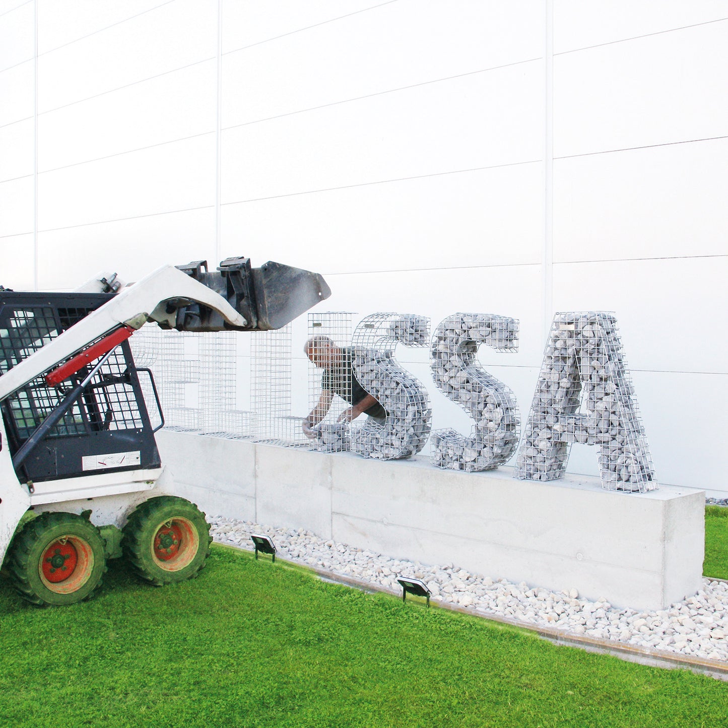 bellissa Buchstabengabione F 100x55x21 cm