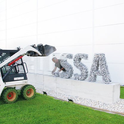 bellissa Buchstabengabione U 100x72x21 cm